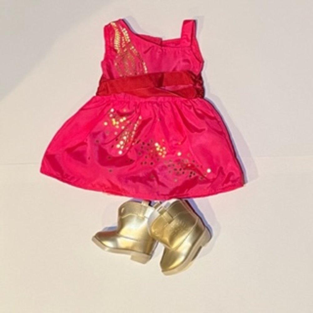 Vintage American Girl Doll Saige's Pink Sparkle Outfit